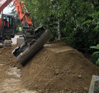 Travaux au clos des roses